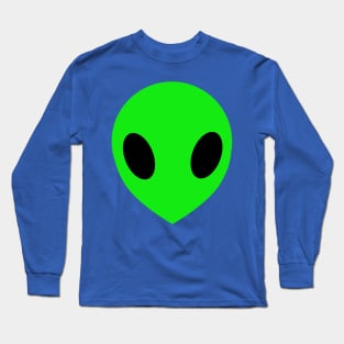 Minimalist Alien Head Long Sleeve T-Shirt